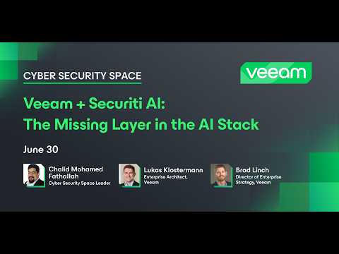 Veeam + Securiti AI : The Missing Layer in the AI Stack