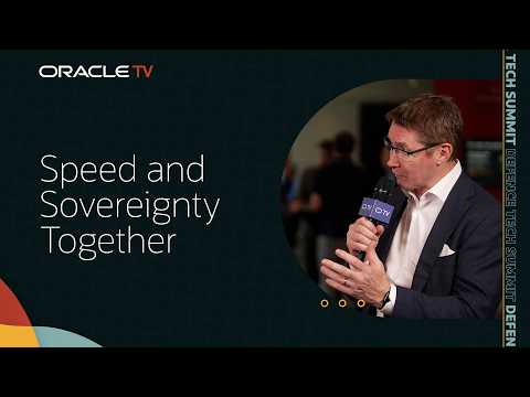 Sovereign Control in Defense: Oracle TV at Defence Summit