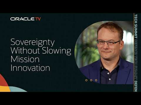 Sovereign Cloud for Defense: Oracle TV at Defence Summit