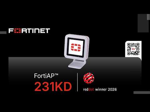 FortiAP 231KD Achieves 2026 Red Dot Winner for Product Design | Products