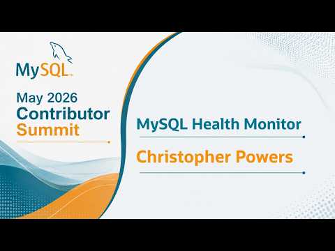 Built-in MySQL Health Monitor for On-Premises Deployments