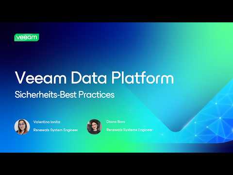 Veeam Data Platform: Sicherheits-Best Practices