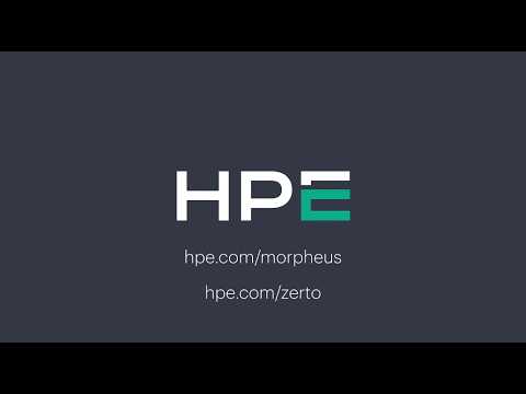 Migrate from VMware to HPE Morpheus with HPE Zerto