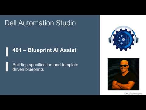 401 – Blueprint AI Assist – Building specification and template driven blueprints