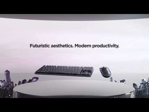 Lenovo Wireless Multi-Mode Keyboard 8000 & Mouse 8000 | Futuristic Aesthetics, Modern Productivity
