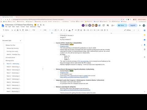 Kubernetes SIG Release for 2026-07-22T07:25:59Z.mp4