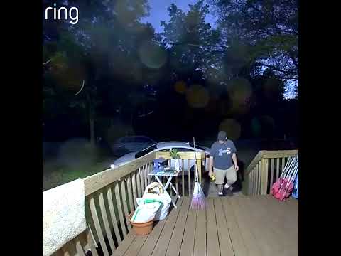 Amy’s husband was quickly bringing something inside…until this happened 😅 Everyone’s okay 👍