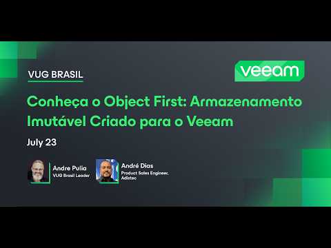 Object First: Armazenamento Criado para o Veeam