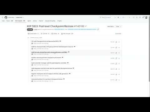 WG Checkpoint Restore Meeting for 2026-07-02