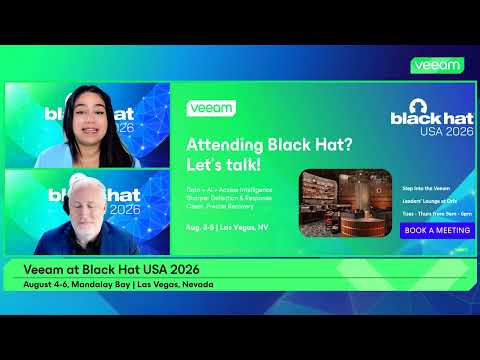 Veeam at Black Hat USA 2026 – Sneak Preview
