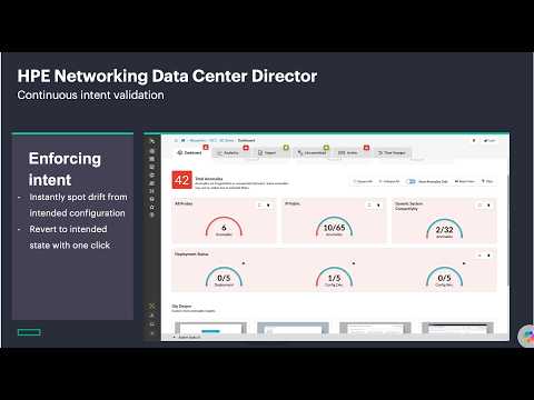 Demo: Continuous Intent Validation with HPE Networking Data Center Director