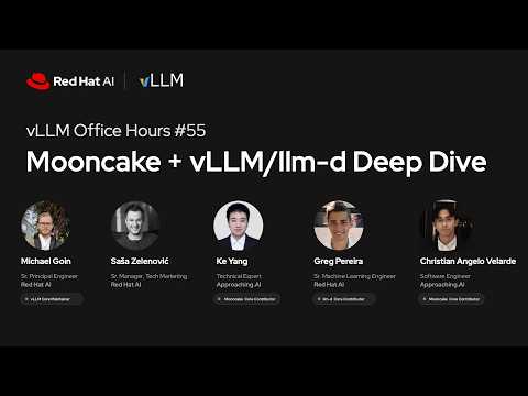 [vLLM Office Hours #55] – Mooncake + vLLM/llm-d Deep Dive – August 6, 2026
