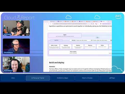 Cloud Report: Your AI personal trainer, live in 20 minutes with AgentCore | Amazon Web Services