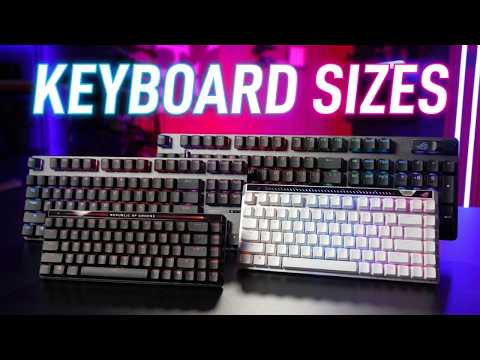 Gaming Keyboard Size Showdown: 65% vs 75% vs 96% vs Full-Size