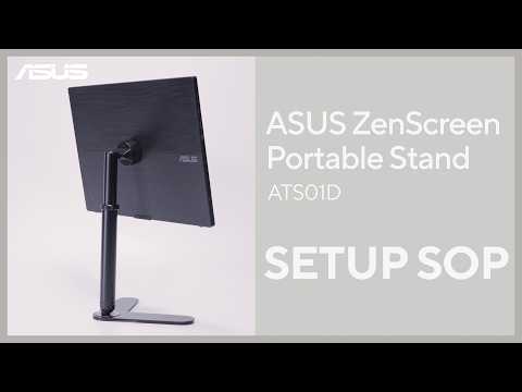 ASUS ZenScreen Portable Stand ATS01D Setup Guide | ASUS SUPPORT