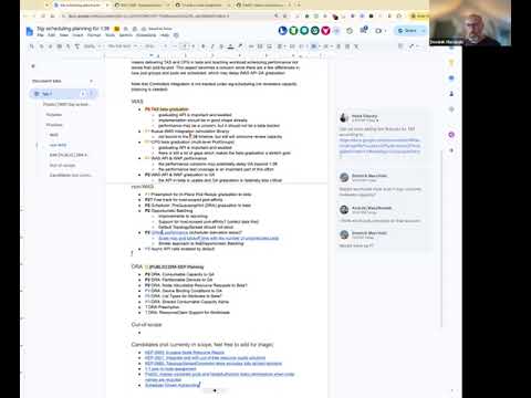 SIG Scheduling Meeting for 2026-08-20