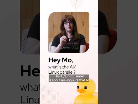 What is the AI and Linux parallel?