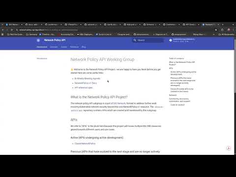 SIG Network Meeting for 2026-08-25