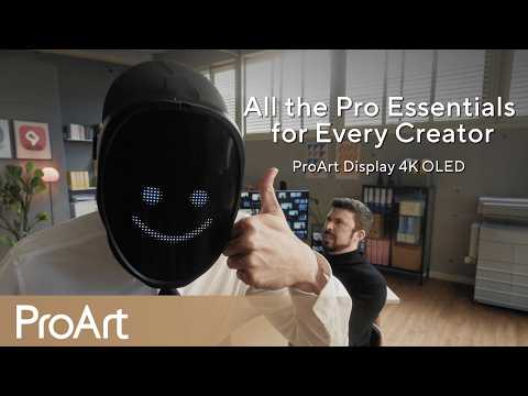 All the Pro Essentials for Every Creator – ProArt Display 4K OLED | ASUS