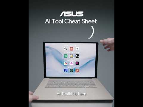 The AI tool conversation is overwhelming. We made it simple. #ASUS #ASUAIPC