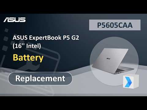ASUS ExpertBook P5 G2 (16” Intel) Battery Replacement | ASUS SUPPORT