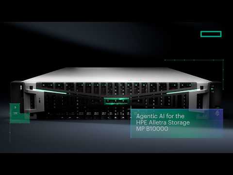 Agentic AI for HPE Alletra Storage MP B10000