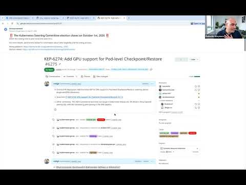 WG Checkpoint Restore Meeting for 2026-08-26
