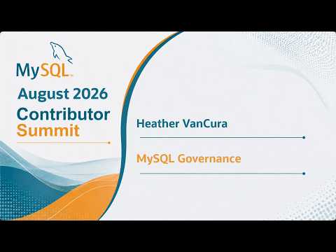 MySQL Governance