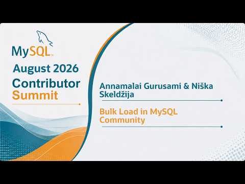 Bulk Load in MySQL Community