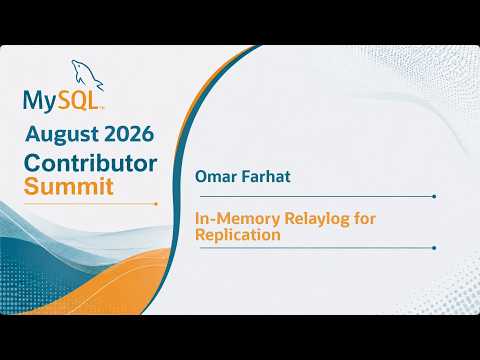 In-Memory Relaylog for Replication