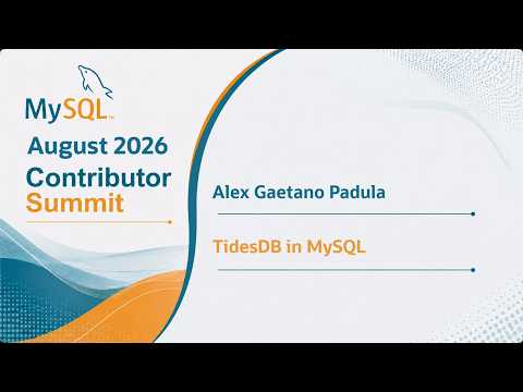 TidesDB in MySQL