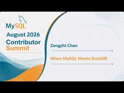 When MySQL Meets DuckDB