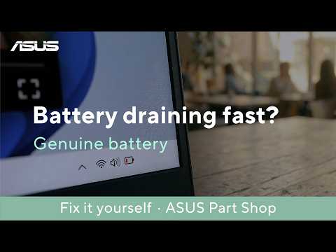 Laptop Battery Draining Fast? Find Your Battery at ASUS Part Shop | ASUS Support