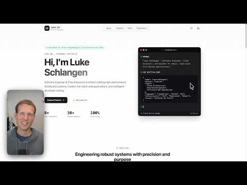 Launch your portfolio website with AI