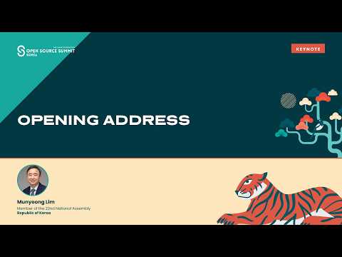 Keynote: Opening Address – Munyeong Lim, Member of the 22nd National Assembly, Republic of Korea