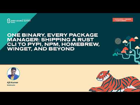 One Binary, Every Package Manager: Shipping a Rust CLI To PyPI, Npm, Homebrew, Winget… – A. Kumar