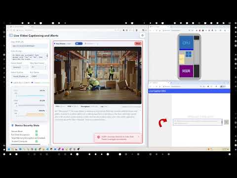 Edge AI: Live Video Captioning with Intel Core Ultra Series 3 on RHEL 10