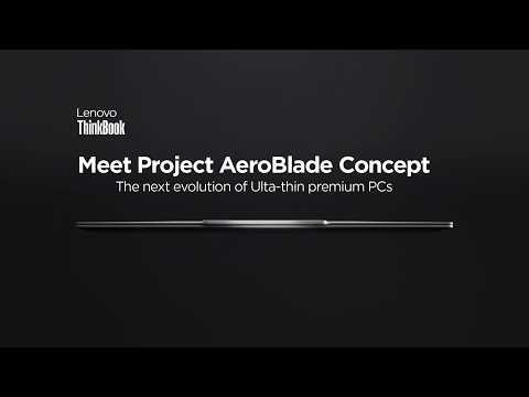 Lenovo Project AeroBlade (2026) – A Breakthrough in Ultra-Thin PC Engineering