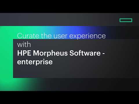Curate the user experience with role based access and control with HPE Morpheus Software
