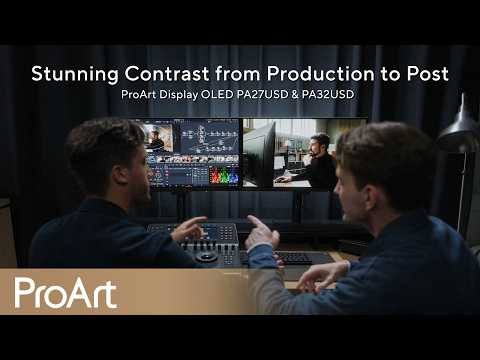 Stunning Contrast from Production to Post – ProArt Display OLED PA27USD | ASUS