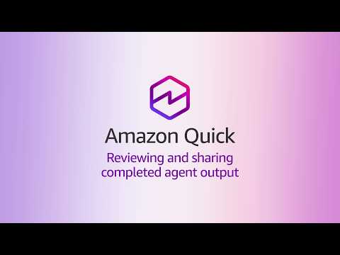 Amazon Quick: Pick Up Right Where You Left Off | Amazon Web Services