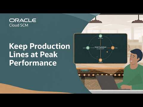 Oracle Smart Operations: Improve Manufacturing with AI