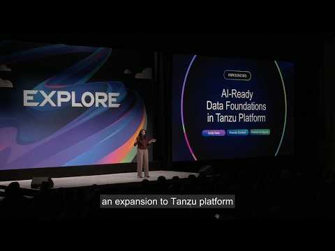 Purnima Padmanabhan Introduces AI-Ready Data Foundations for Tanzu Platform at VMware Explore 2026