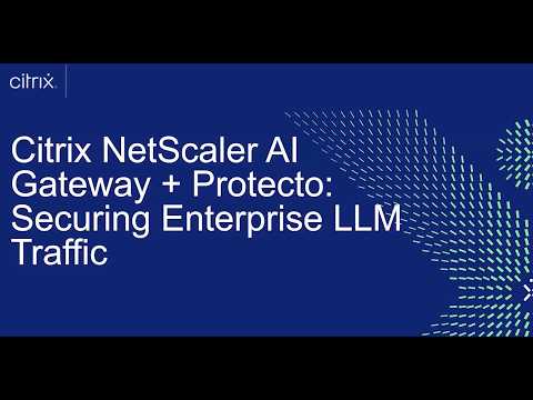 Citrix NetScaler AI Gateway + Protecto: Securing Enterprise LLM Traffic in Real Time