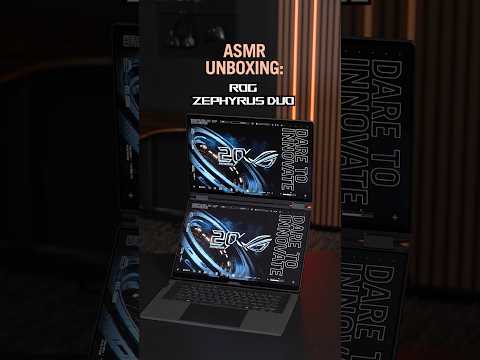 Let’s unbox the ROG Zephyrus Duo. 📦🤩 #ROG #Zephyrus #asmr