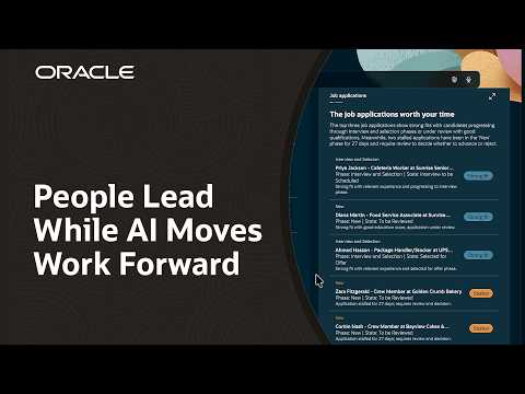 Lead the Human-Agent Workforce with Oracle