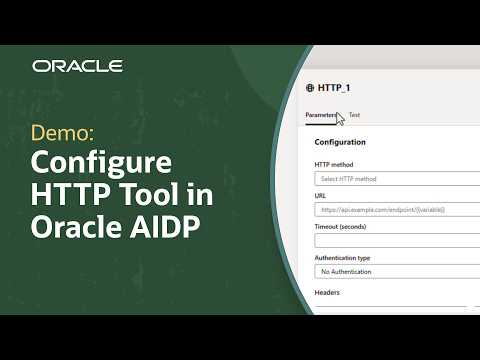 How to Connect an AI Agent to an External System in Oracle AIDP
