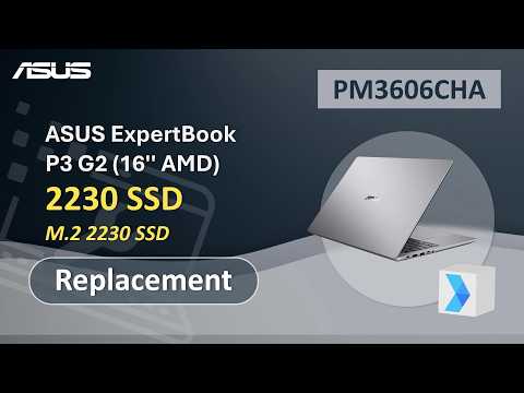 ASUS ExpertBook P3 G2 (16” AMD) 2230 SSD Replacement   | ASUS SUPPORT