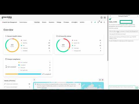 Simplify Server Operations with Compute Copilot – HPE Compute Ops Management