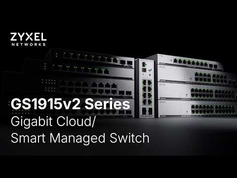 GS1915v2 Series Gigabit Smart Managed/Cloud Switch | Nebula |